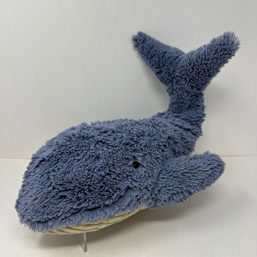 Jellycat Wilber Whale Plush Lg 17" Blue Retired 2015 Stuffed Animal JCINC2731SH - Picture 11 of 16